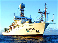 NOAA ship, courtesy of Richard A. Feely