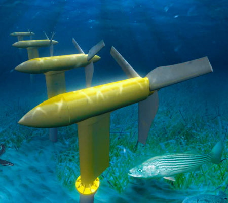 Underwater turbines overwhelmed by powerful