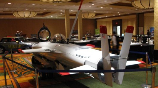 One of two existing Deep Flight Super Falcon submarines, on display at Future of Electric ...