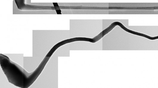 Formerly unobserved increase in length and twist of the anode in a nanobattery (Image: DOE...