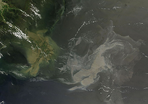 From NASA: Oil Slick in the Gulf of Mexico