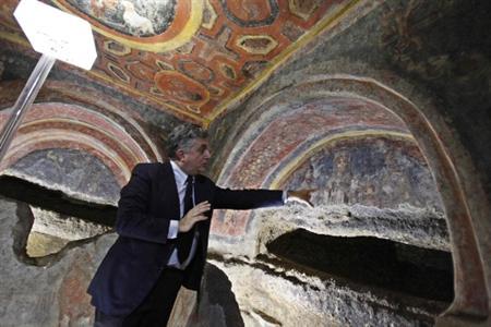 Archaeologists Find Oldest Paintings Of Apostles Photo: Tony 