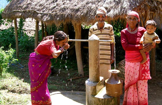 Multiple Use Water System in Nepal. (Photo: IDE)