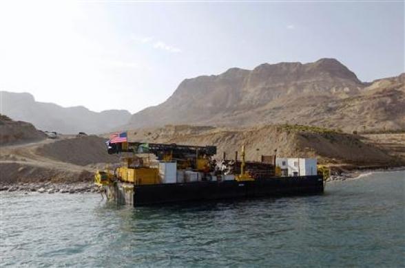 Researchers Drill For Secrets Hidden Under Dead Sea Photo: Baz Ratner