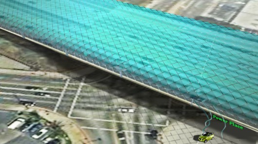 Mans Tham's 'Solar Serpents in Paradise' idea would see city freeways covered in solar pan...