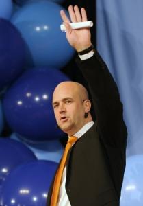 Fredrik Reinfeldt, leader of the Moderate party, said his government would stay in office despite election results.