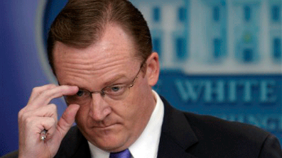 In this Aug. 30, 2010 file photograph, White House Press Secretary Robert Gibbs speaks during the daily briefing at the White House in Washington. (AP)