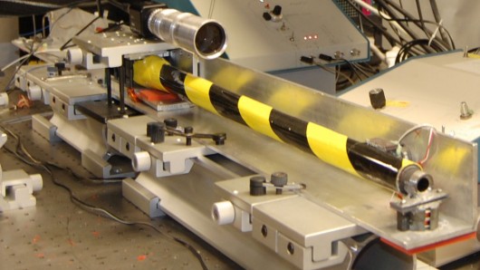 A lab prototype of ORNL's Reticle Compensating Rifle Barrel Reference Sensor (Image: ORNL/...
