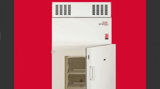 The True Energy Vaccine Refrigerator can keep its contents cold for ten days without power