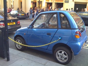 All-electric car charging