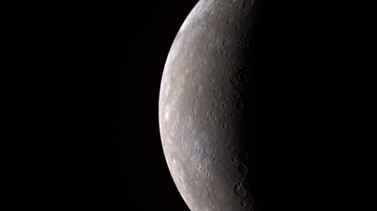 Mercury in color, seen by MESSENGER in 2008 (Image: NASA)