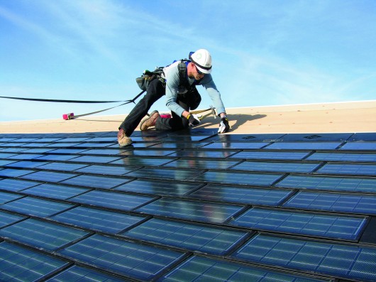 DOW POWERHOUSE Solar Shingles are installed like regular asphalt shingles, by authorized r...
