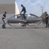 Aeroflex claims its hover bike allows the pilot intuitive control over pitch, roll and yaw...