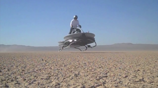 Still from an Aerofex test flight video