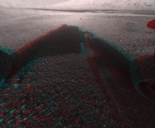 3D image from Curiosity (Image: NASA/JPL-Caltech)