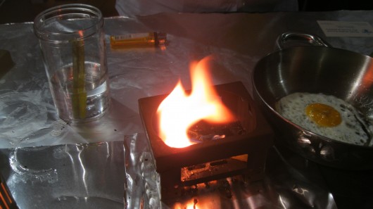When used in a stove, a few Flamesticks put out quite a flame