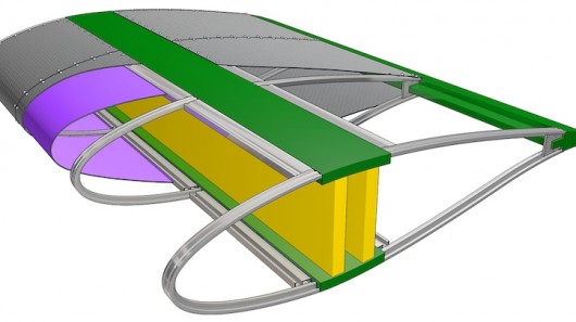 GE's fabric-covered blade is reminiscent of the fabric-covered wings used on World War I f...
