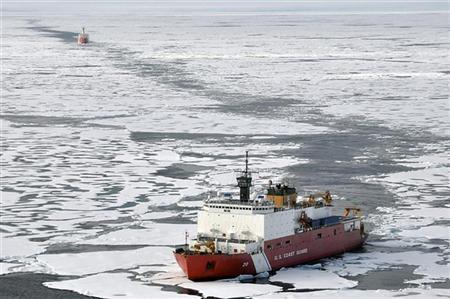 Huge Pool Of Arctic Water Could Cool Europe: Study Photo: U.S. Coast Guard/Patrick Kelley/Handout