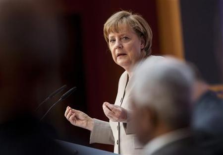 Merkel warns of global warming if no climate accord Photo: Thomas Peter