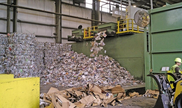 Under a new law in Vermont, various recycable materials will be banned from landfills including paper and cardboard.