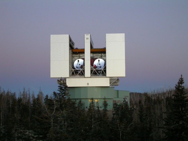 Mount-Graham-Telescope-Arizona-NASA A telescope at the Mount Graham International Observatory.