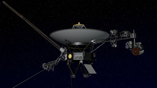Artist concept of NASA's Voyager spacecraft, which is set to become the first man-made obj...