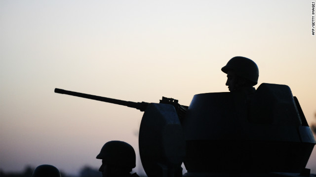 (File photo) Turkish soldiers stand guard in Akcakale by the Turkish-Syria border on October 4, 2012.