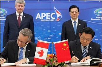 Canadian & Chinese officials