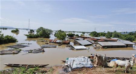 Worst flood for decades uproots 10,000 in central Nigeria Photo: Afolabi Sotunde