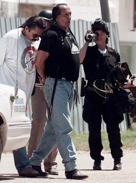 Russell Means Arrested Nebraska 1999 07 03 image 2 AP9907030895 270x364 Russell Means: A Look at His Journey Through Life