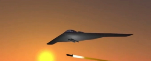 Artist's impression of the CHAMP missile launching