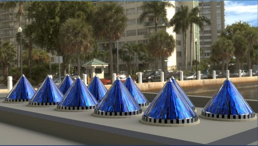 V3Solar has developed a cone-shaped solar energy harvester that is claimed to generate ove...