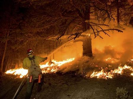 U.S. West should expect bigger wildfires more often: report Photo: Kari Greer/U.S. Forest Service/Handout