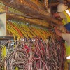 The connecting individual circuit wires to the panel boxes located in the southwest corner...