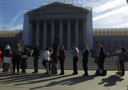 Supreme Court justices tackle Texas-Oklahoma water fight Photo: Gary Cameron