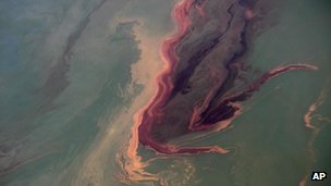 Oil slick in the Gulf of Mexico, June 2010
