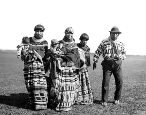Seminole Indians near Miami in 1929 (Courtesy State Archives of Florida)
