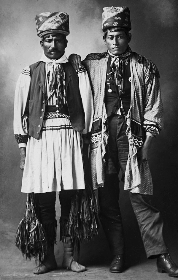 Seminoles Willson Tiger and Billy Bowlegs in about 1915. (Courtesy State Archives of Florida)