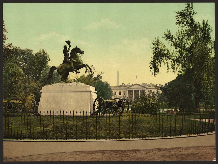 This monument to Indian-killer Andrew Jackson is in Washington, D.C. (Library of Congress)