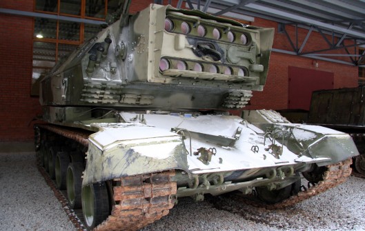 The Soviet 1K17 Szhatie laser tank (Image: Vitaly V. Kuzmin/Wikipedia)