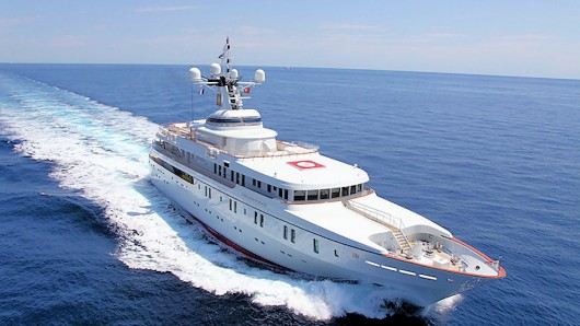 The 213-foot White Rose is the US$80M megayacht whose GPS navigational system was spoofed ...