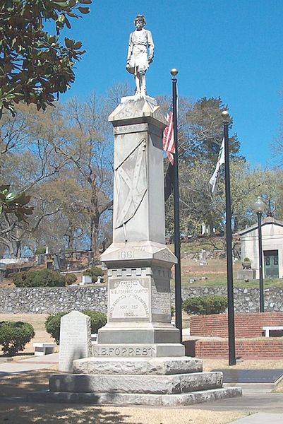 This statue of Forrest is in Rose, Georgia. (Wikimedia)
