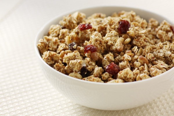 Be careful on eating Granola. Though it may seem healthy, it packs a lot of calories.