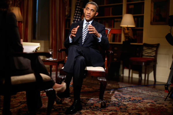 President Obama talks to the AP on "redskins" name-change. (Associated Press)