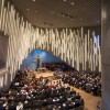 The cathedral covers an area of 1,917 sq m (20,634 sq ft) (Photo: Adam Mrk/schmidt hammer...