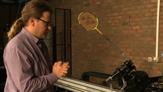 Researchers at FMTC reduced the power consumption of their badminton robot by 50 percent, ...