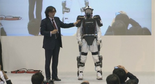 Cyberdyne's HAL exoskeleton was outfitted with radiation shielding for use at the damaged ...