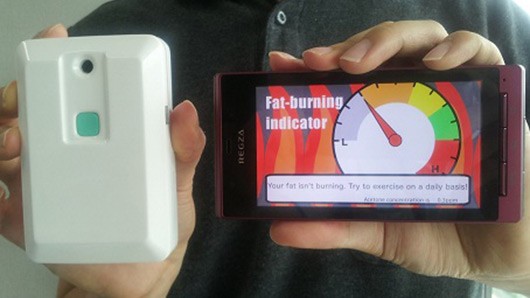 The portable prototype that detects if you're burning fat by analyzing your breath (Photo:...