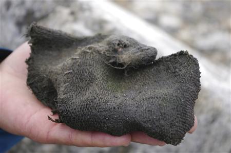 Pre-Viking tunic found by glacier as warming aids archaeology Photo: Oppland county council