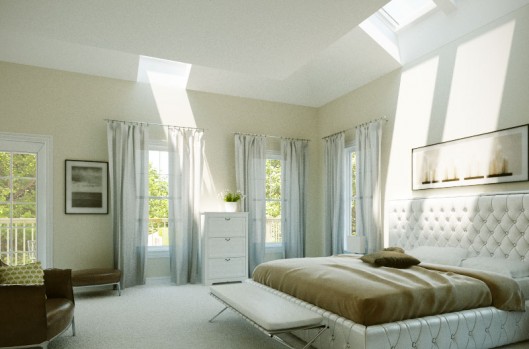 Natural lighting features heavily in the Active House, with windows, skylights, and sun tu...